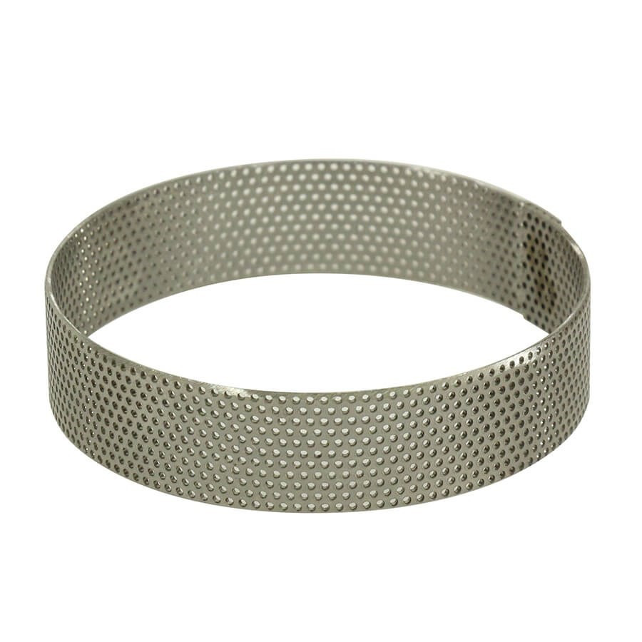 Cercle à tarte inox perforé Ø 8 cm - Meilleur du Chef