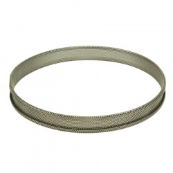 Cercle à tarte inox perforé - 18 cm