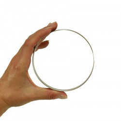 Cercle à tarte inox perforé - rond - 10 cm