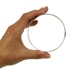 Cercle à tarte inox perforé - 8 cm