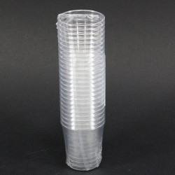 24 Verrines Hexa Jetables Plastique 5.5 cl /