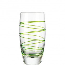 Verre haut Spirale Montana - vert