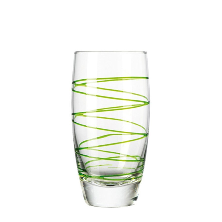 Verre haut Spirale Montana - vert Verre haut Spirale Montana - vert