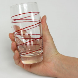 Verre haut Spirale Montana - vert
