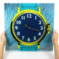 Horloge murale peinture Watch One de Nextime