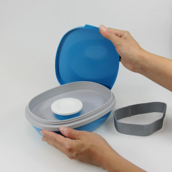 Lunch box Ellipse duo Rosti Mepal - bleu