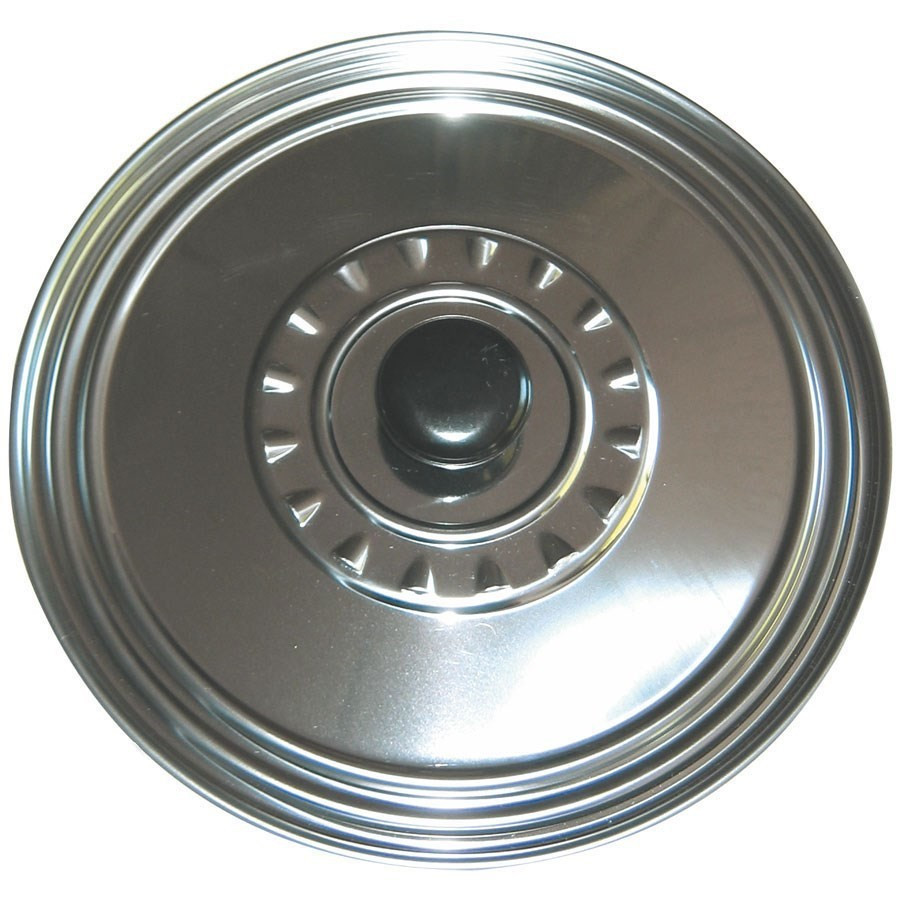 Couvercle de casserole en inox à bord ourlé 22-24-26 cm