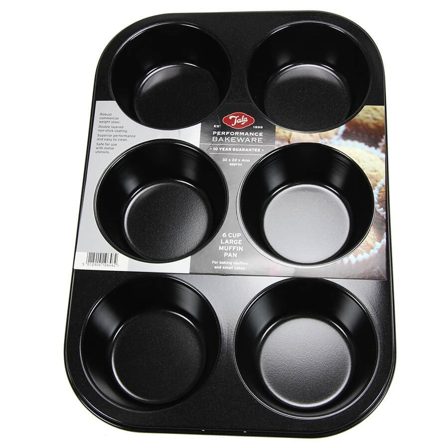 Moule plaque pour 6 gros muffins Tala Moule plaque pour 6 gros muffins Tala