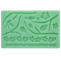 Moule pour décors pâte à sucre et cake design - arbre