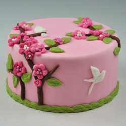 Moule pour décors pâte à sucre et cake design - arbre