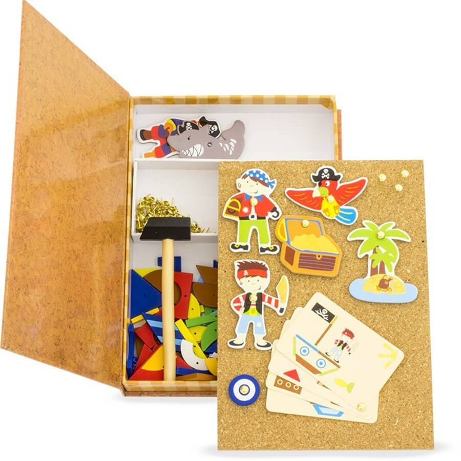 Jeu de bricolage les petits clous - Pirate