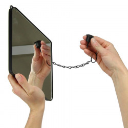 Lot de 3 miroirs muraux suspendus Dima Umbra - noir