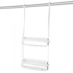 Etagère de douche à suspendre Flex Umbra - blanc - 2 niveaux