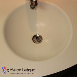 Bouchon clapet de lavabo - Pluggy - Tourbillon d'eau - 4 cm - WENKO WENKO  Pas Cher 