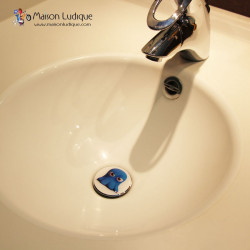 Bouchon clapet de lavabo Pluggy Wenko - XL - pieuvre