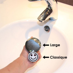 Bouchon clapet de lavabo - Pluggy - Tourbillon d'eau - 4 cm - WENKO WENKO  Pas Cher 