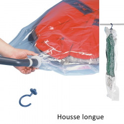 Housse de rangement sous vide d'air Wenko - sur cintre - 145x70 cm