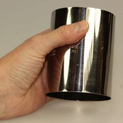 Moule inox cercle haut 9 cm diamètre 7 cm Gobel