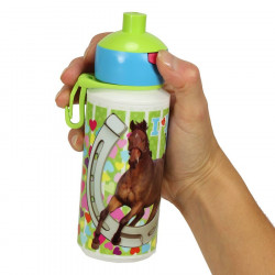 Gourde pop up enfant I love horses