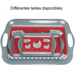 Grand plateau Les poulettes 28x41 cm