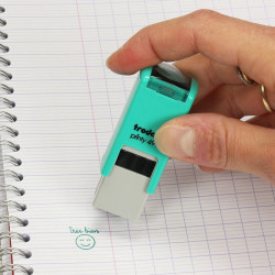 Tampon auto encreur enseignant à personnaliser - vert