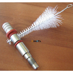 Brosse de nettoyage pour siphon à chantilly