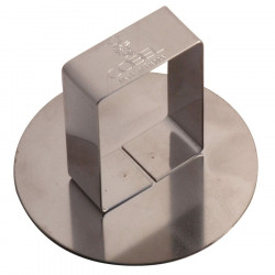 Poussoir rond inox 5,8 cm Gobel