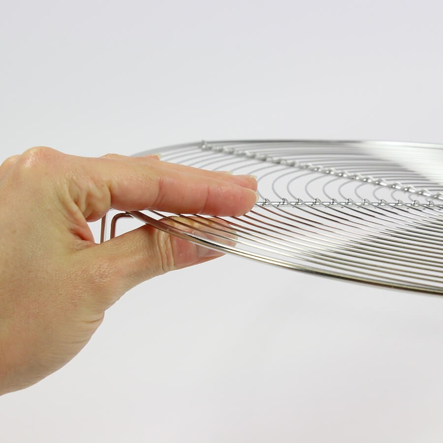 Plaque Pâtisserie Velaze INOX 40x30cm - Set 4 Pièces Avec Grilles - Sans Revêtement Toxique