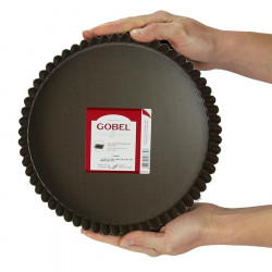 Moule à tarte à fond amovible 24 cm Gobel