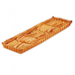 Moule à tarte maison rectangulaire fond mobile 35 cm anti-adhérent Go