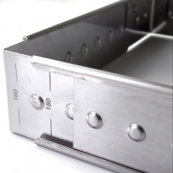 Cadre à pâtisserie inox extensible rectangulaire Gobel