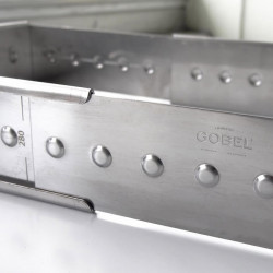 Cadre à pâtisserie inox extensible rectangulaire Gobel