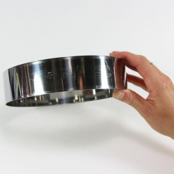 Cercle à mousse inox 18 cm h45 Gobel