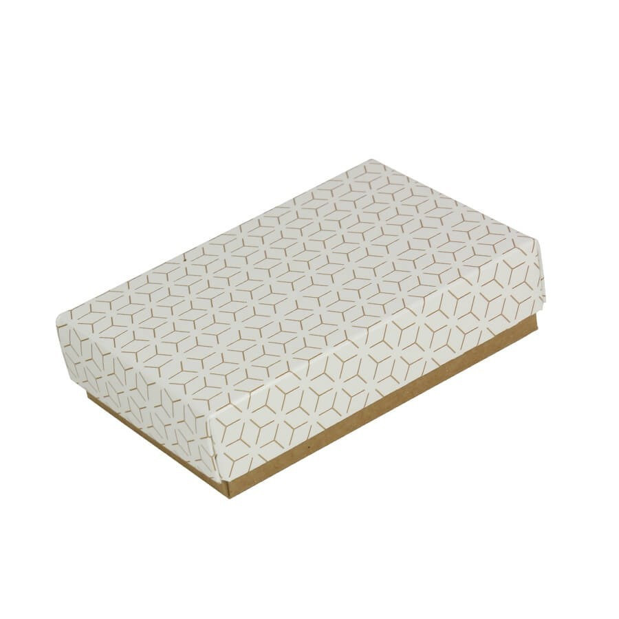 Boîte cadeau carton vide petit modèle - alvéoles café - 10 x 7 cm Boîte cadeau carton vide petit modèle - alvéoles café - 10 x 7 cm