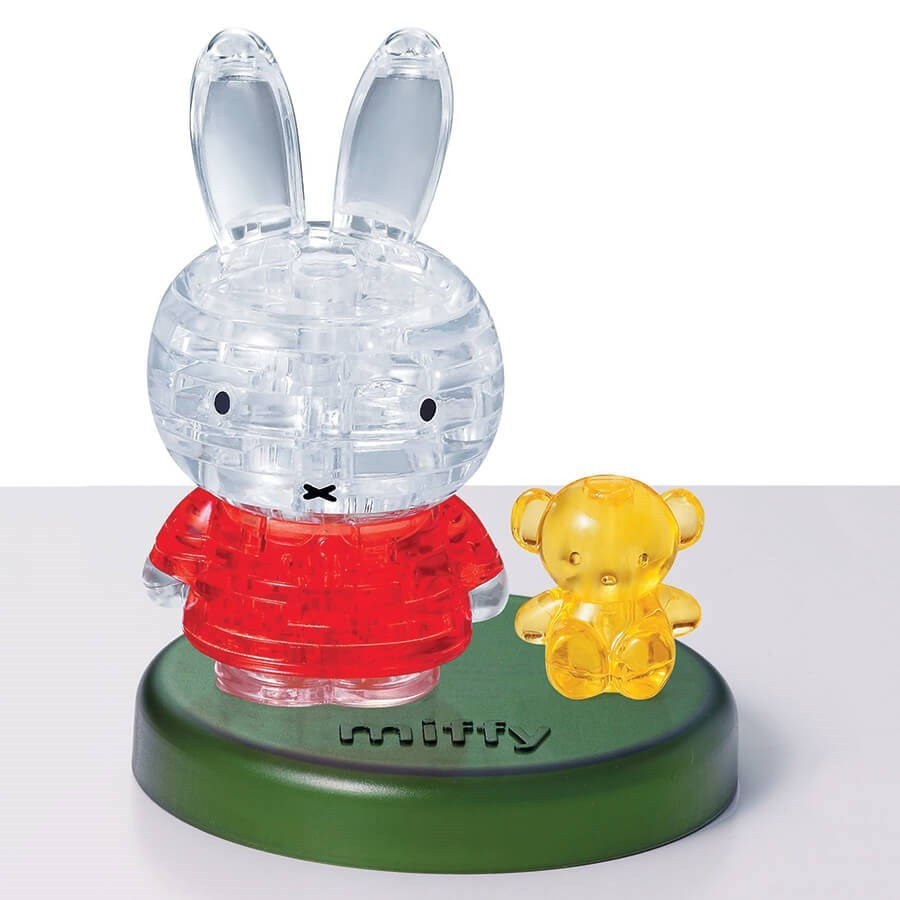 Puzzle 3D Crystal Miffy et son ours - 38 pièces Puzzle 3D Crystal Miffy et son ours - 38 pièces