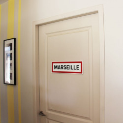 Panneau déco entrée de ville - Marseille