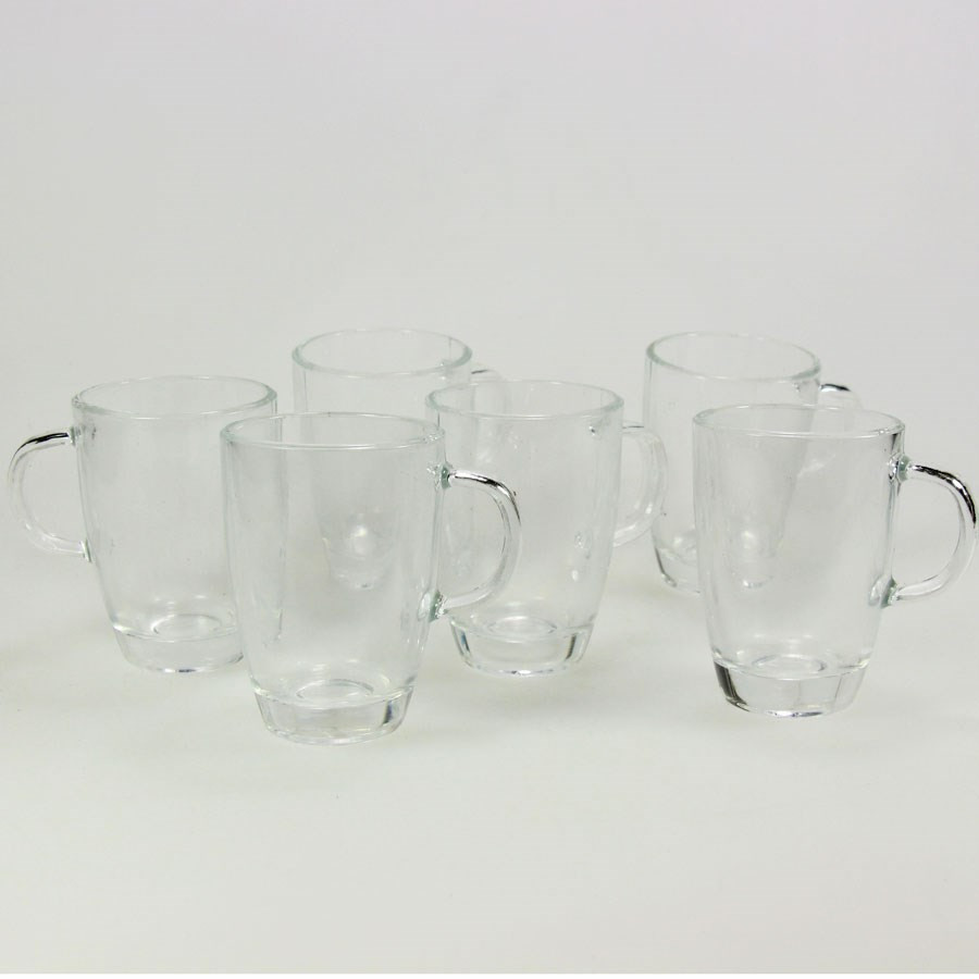 6 tasses à café espresso en verre transparent 85 ml 6 tasses à café espresso en verre transparent 85 ml
