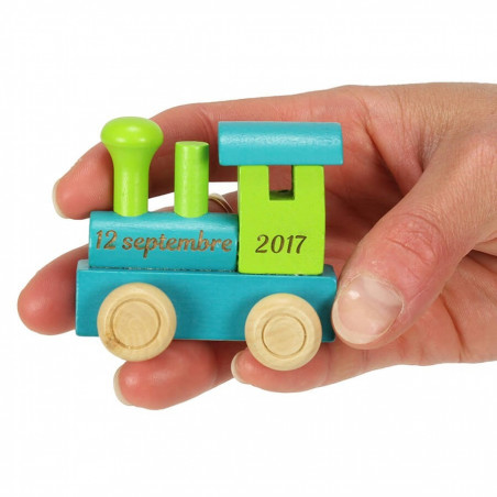 Vilac Locomotive Train Lettres Alphabet - Version Anglaise - Jouet Bois Éducatif 1911