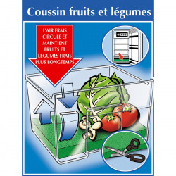 Coussin aérateur pour fruits et légumes