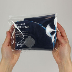 Oreiller de voyage gonflable Sleepilo Air Alife Bleu