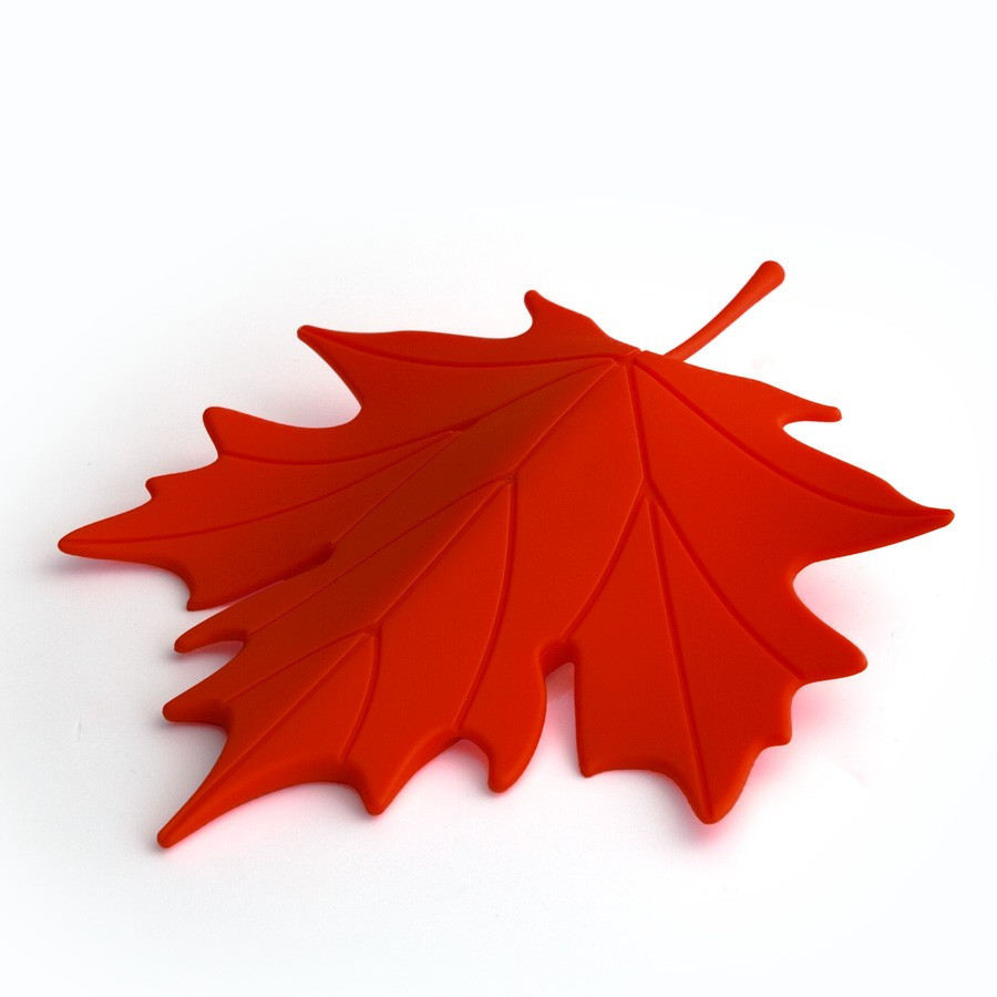 Cale porte feuille d'automne - rouge