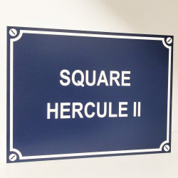 Plaque de rue personnalisée humour, ok extérieur - 20x15 cm