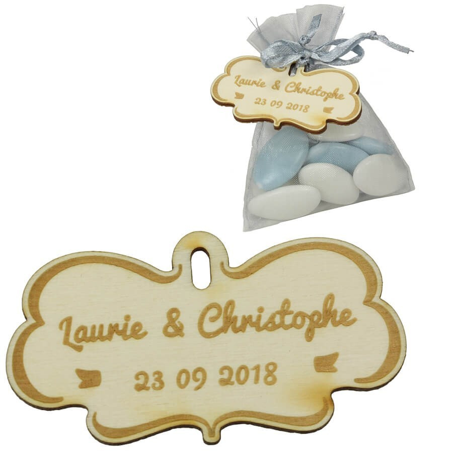 Cadeau d'invité mariage arabesques