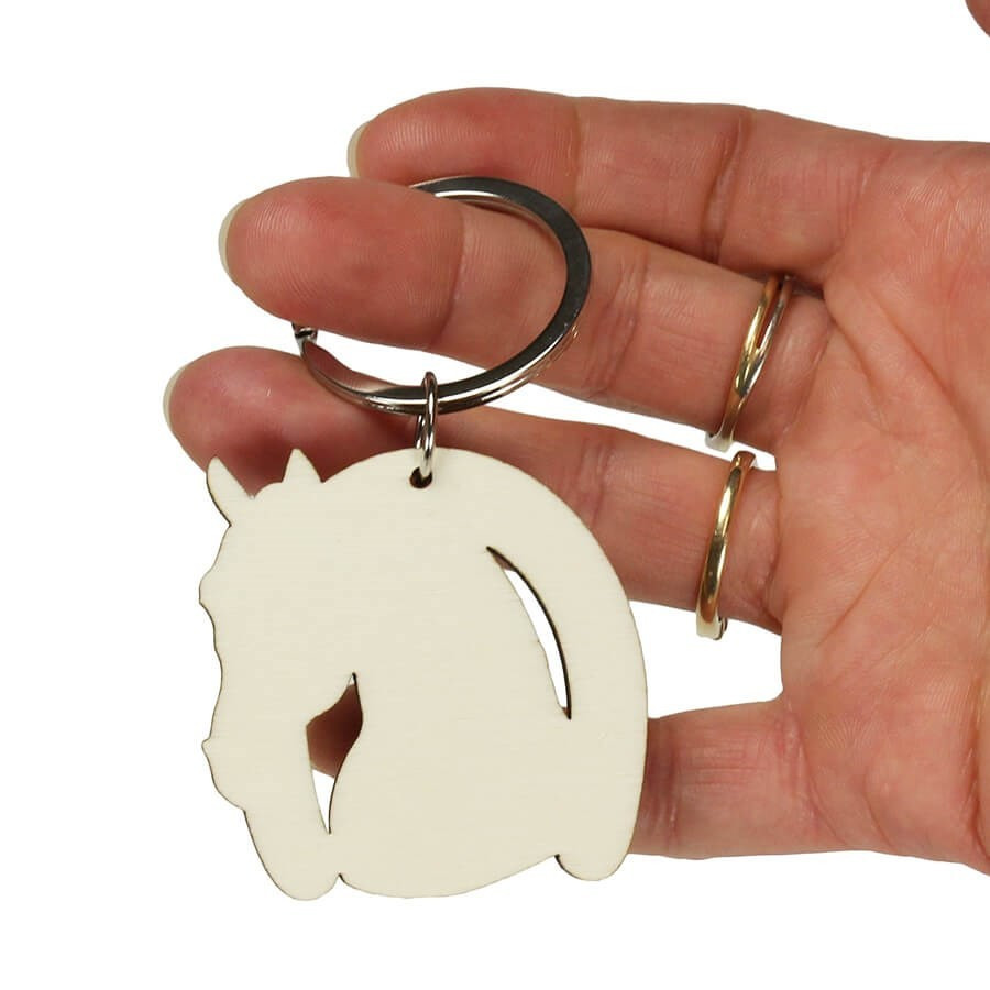 Porte-clés Selle De Cheval 2D En Acrylique - Pendentif Western Pour Voiture Et Sac