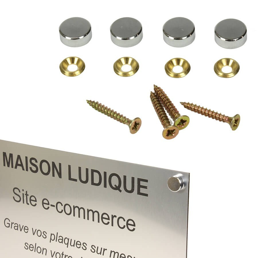 Vis métaux pour porte intérieure 4x40mm pour ensemble chromé et