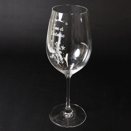 Verre Johnny Hallyday - Modèle n°1