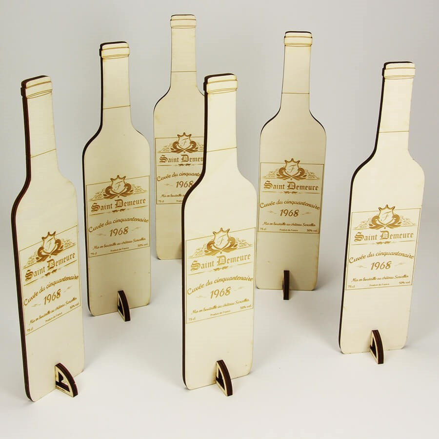 Numéro de table chevalet - Modèle Bohème