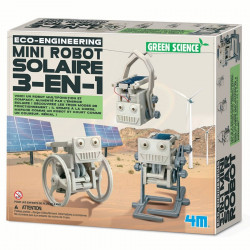 Jeu scientifique 4M Mini robot solaire 3 en 1