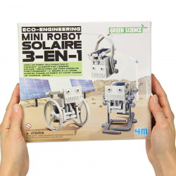 Jeu scientifique 4M Mini robot solaire 3 en 1