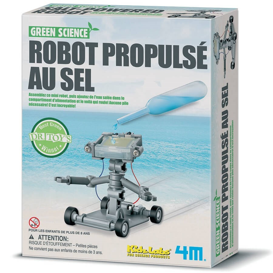 Jeu scientifique 4M Robot propulsé au sel Jeu scientifique 4M Robot propulsé au sel